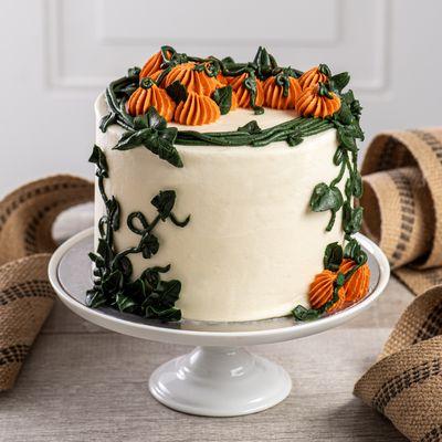 Autumn Pumpkin Maple Layer Cake - A taste of Fall!