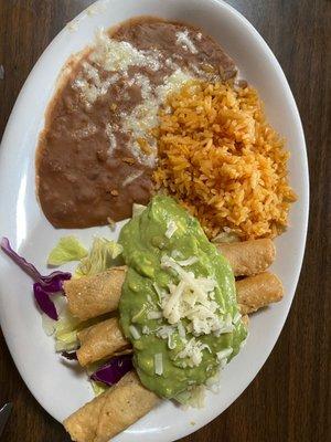 Taquitos with Guacamole Dinner 5/2021