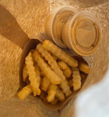 French Fries with Which wich sauo