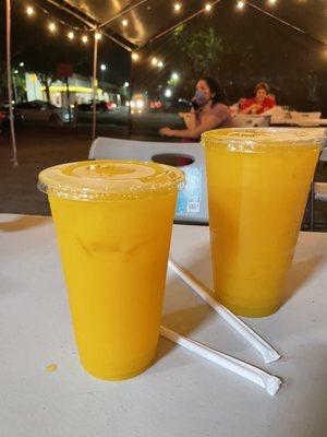 small vs large mango juice