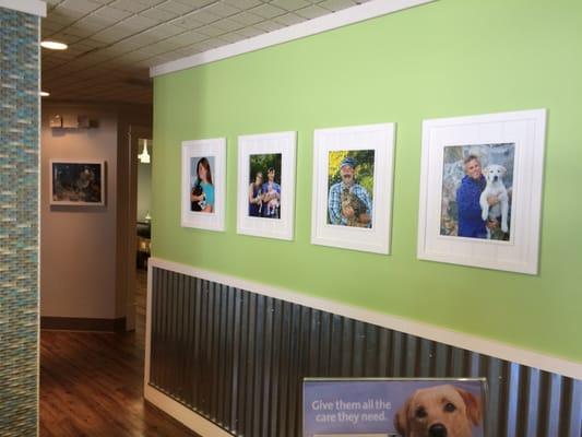 "the Hall of Fame (client's and pets with their people)"