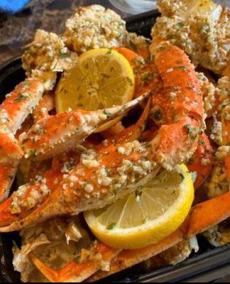 Crab legs- delicious