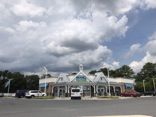 Storefront, blue skies, potential.