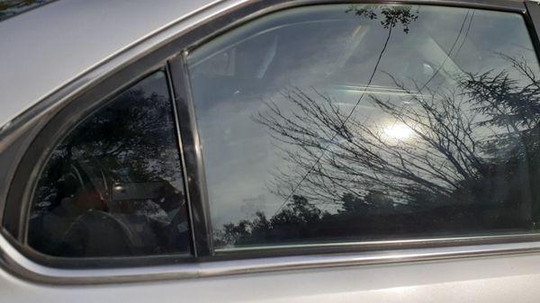 after photo of glass repair