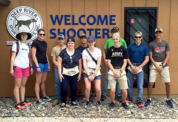 The NRA Youth came to hone their skills on the grounds this summer!