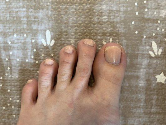 $55 pedicure at Tiffany's