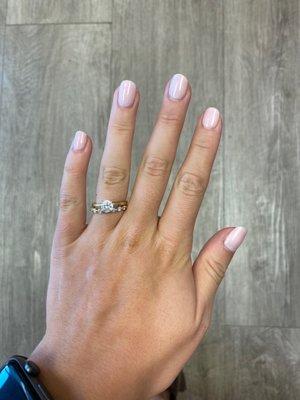 Gel manicure (after a week!)