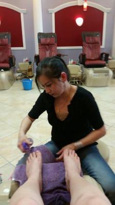 A fantastic and relaxing pedicure!