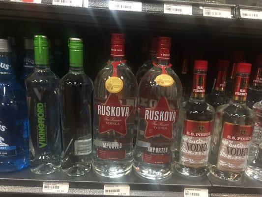 Ruskova vodka imported, double gold winner 6  distilled best vodka ever.