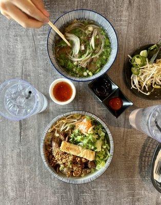 Brisket and vermicelli