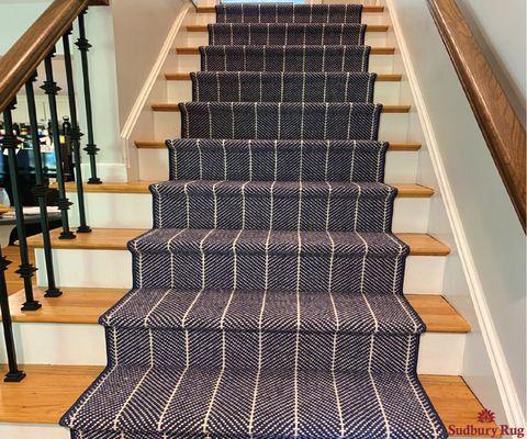 Canterbury Navy Stair Runner