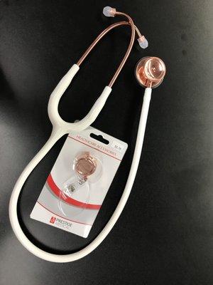 Rose gold stethoscopes and badge reels are available here now!