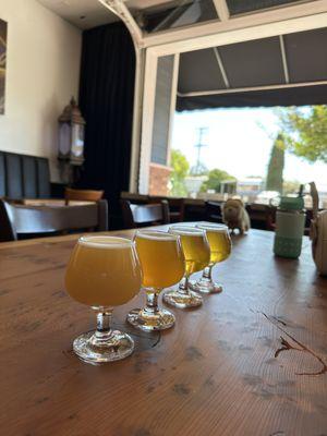 From left to right   Meet the Flockers Orange Cream Machine Art of Quiet Liquid Gravity IPA