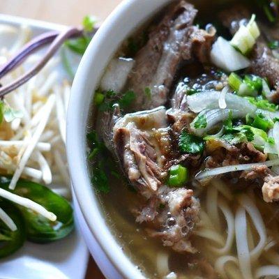 Fresh noodles beef Pho