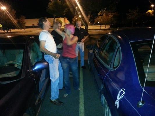 Training outside to get practical training in parkinglot scenarios to build situational awareness and skill.