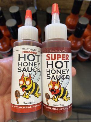 Hot honey sauce.