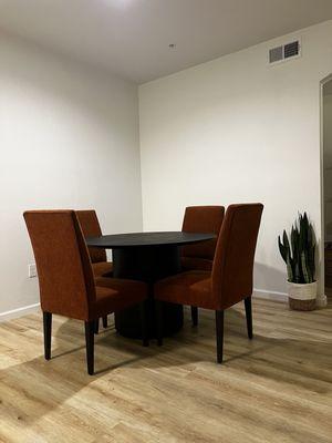 Dining table set with 4 chairs