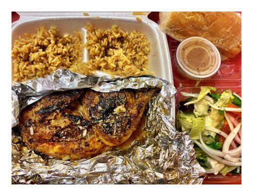 Greek Chicken Dinner @ Pete's RedHot's. Oak Park, IL   Hotdogs Burgers Chicken Philly Steak Sandwiches Gyros RibTips etc. Parking .Cool.