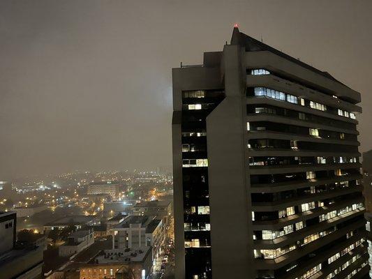 View on a Snowy January Friday