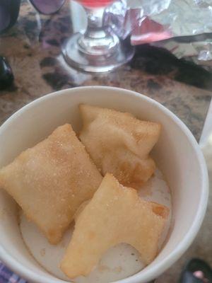 Raw sopapillas