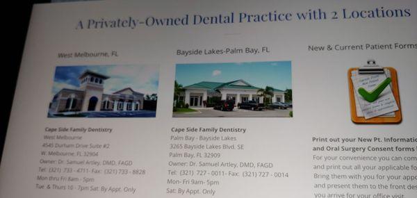 Cape Side Dental PA