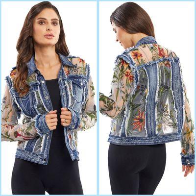 Adore Jean Jacket 
IN-STORE AND ONLINE WWW.PETUNIASOFNAPLES.COM