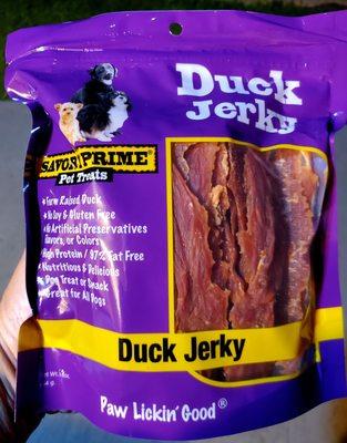 Duck Jerky is on sale this week at Longs!