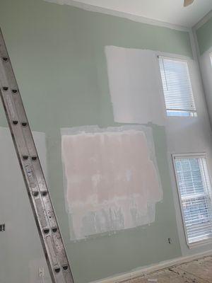 Interior drywall patching