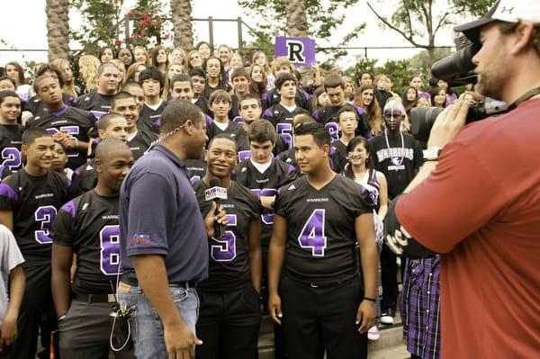 KUSI interviews the Varsity Football Team