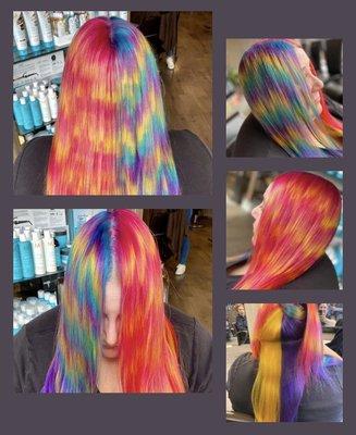 My Fire and Ice holo hair by Jen S.