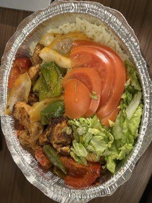 Chicken Kabob Plate