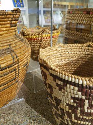 Native American basketry and beadwork is always a highlight