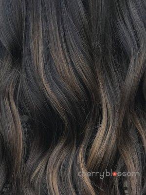 Cool Brunette balayage Highlights