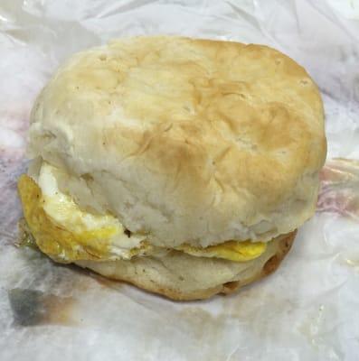 Egg biscuit...$1.25...need I say more?