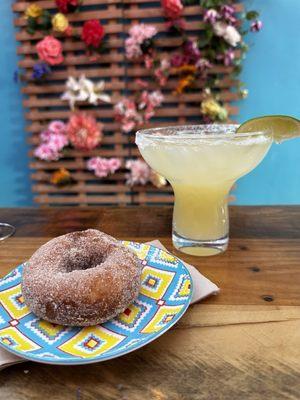 Churro donut Passion Fruit Margarita To Go