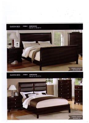 Queen Sleigh Bed Frames $198