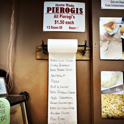 List of pierogi