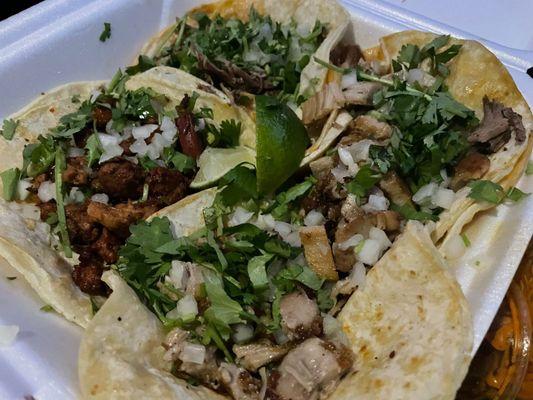 Pastor, barbacoa, suadero.