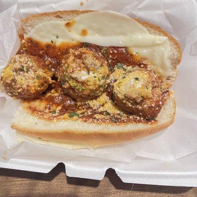 Meatballs with Cheese Special Sandwich