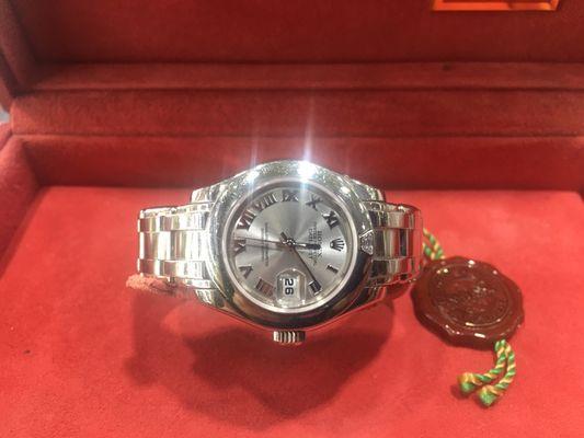 Rolex Ladies Master Piece 18k White Gold. $13,500 Reduce only $12,000