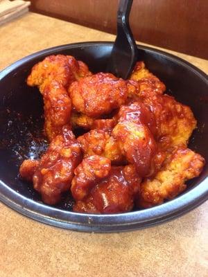 BBQ boneless wings