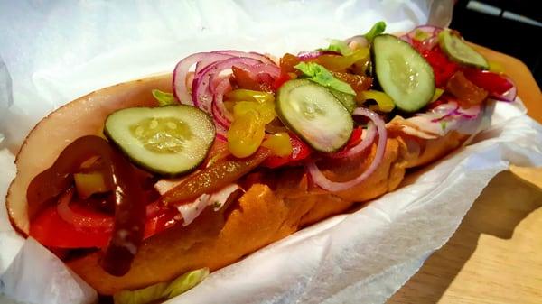 this is about as pretty as a hoagie can get.