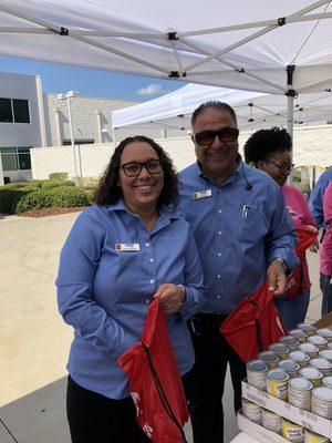 Second Harvest Food Bank Packing Event.