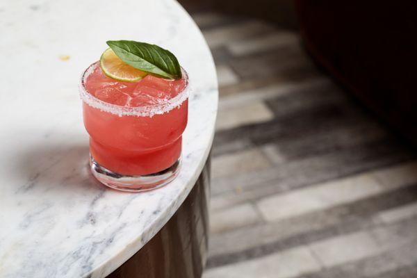 August 2022 - New Breakfast cocktail - Watermelon-Basil Margarita