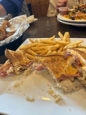 club melt. kind of dry.  no sauce and meal was cold