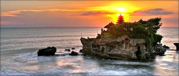 Tanah Lot at sunset