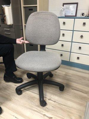 Task chair--a bit worn but super comfortable