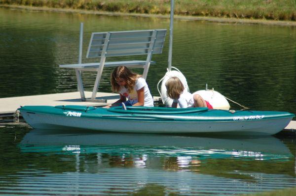 Private lake at Sunny Brook RV Resort