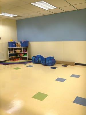 Indoor exercise room for yoga.  Yes, Yoga!