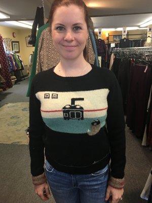 Epic cat sweater....check